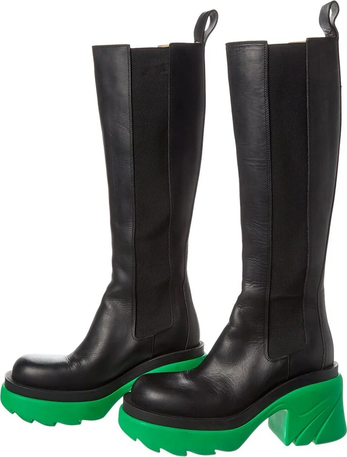 Bottega Veneta Flash Leather Boot (Authentic Pre-Loved) - Image 2