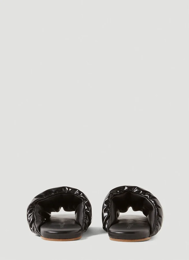 Bottega Veneta Flat Padded Sandals - Woman Sandals Black Eu - 39 - Image 4