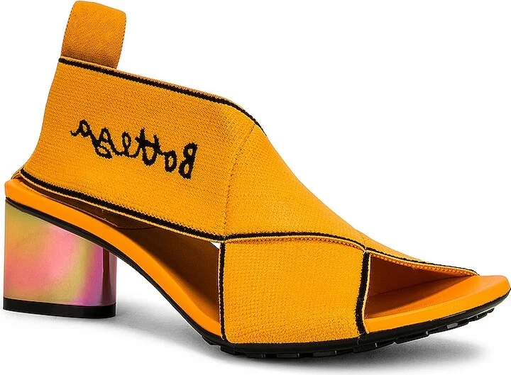 Bottega Veneta Flex Elastic Sandals in Tangerine - Image 2