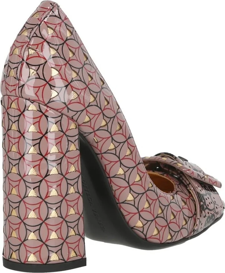 Bottega Veneta Geo Print Leather Pump - Image 2