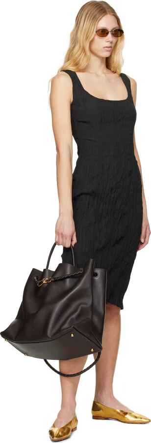 Bottega Veneta Gold Sofia Ballerina Flats - Image 5
