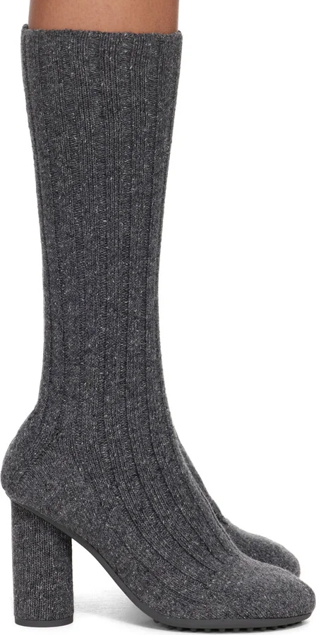 Bottega Veneta Gray Atomic Boots