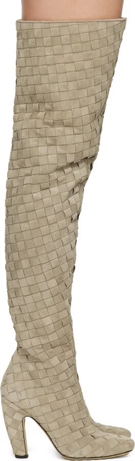Bottega Veneta Gray Canalazzo Boots