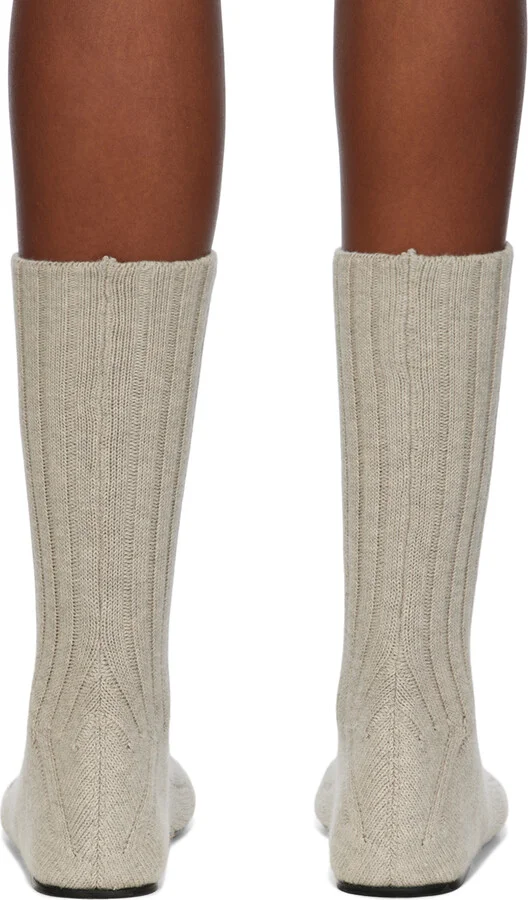 Bottega Veneta Gray Domenica Boots - Image 2