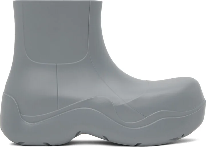 Bottega Veneta Gray Puddle Boots