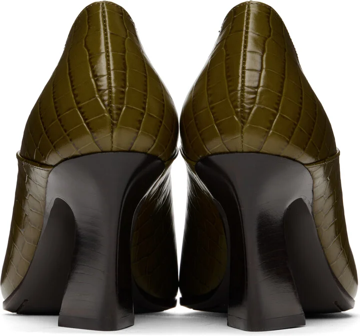 Bottega Veneta Green Lewis Heels - Image 2