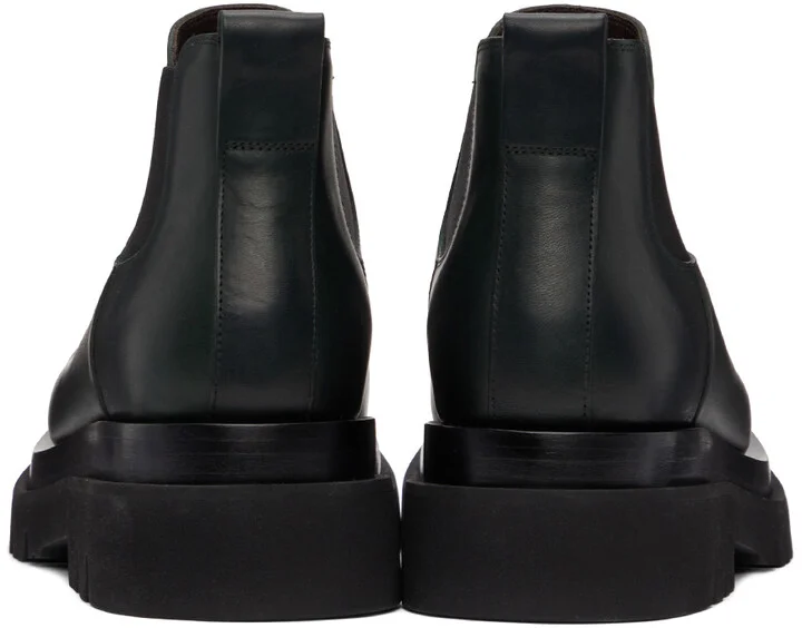 Bottega Veneta Green Low 'The Lug' Chelsea Boots - Image 4