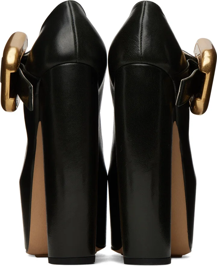 Bottega Veneta Green Mostra Heels - Image 2