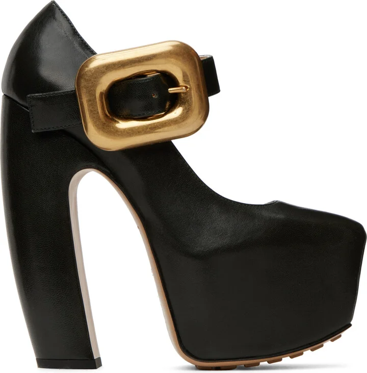 Bottega Veneta Green Mostra Heels
