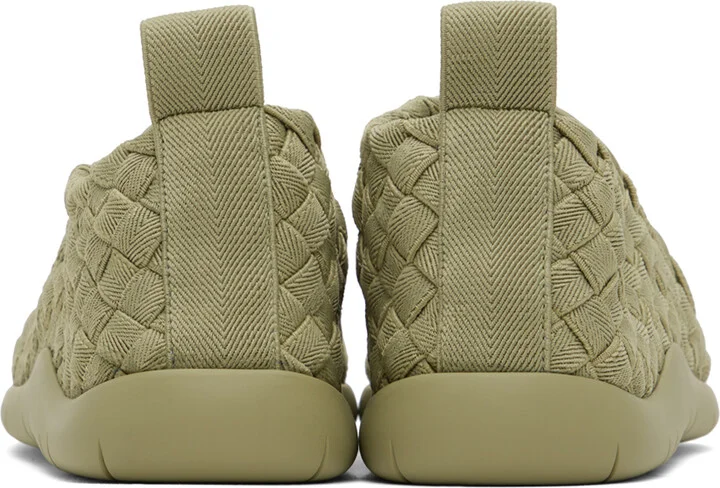 Bottega Veneta Green Plat Sneakers - Image 2