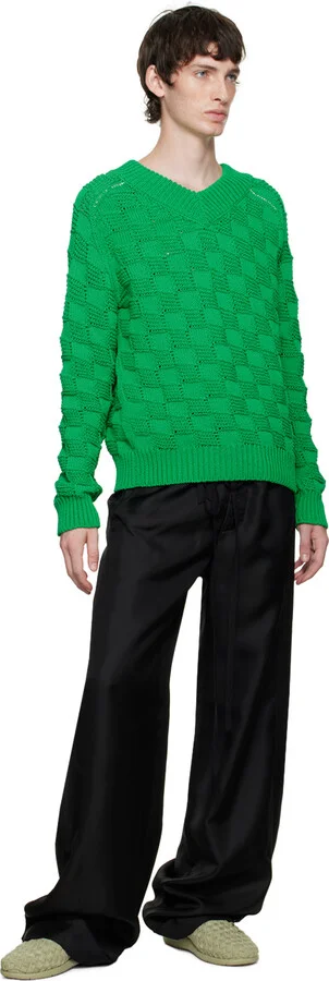 Bottega Veneta Green Plat Sneakers - Image 5