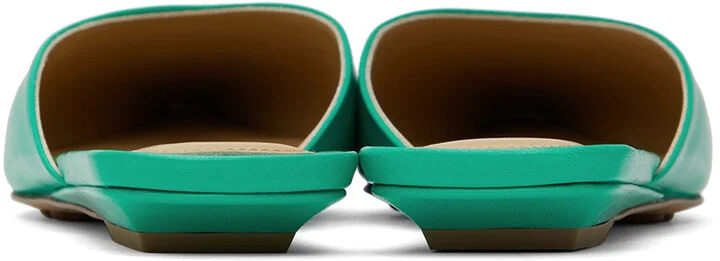 Bottega Veneta Green Point Slippers - Image 2