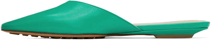 Bottega Veneta Green Point Slippers - Image 3