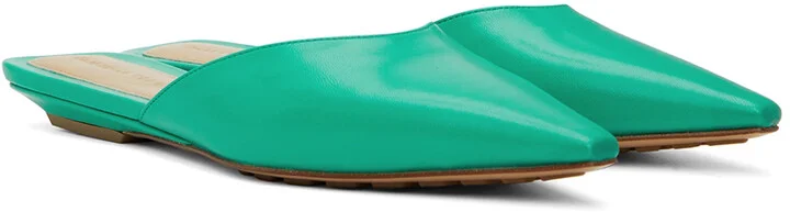Bottega Veneta Green Point Slippers - Image 4