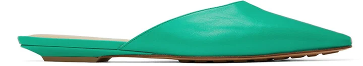 Bottega Veneta Green Point Slippers