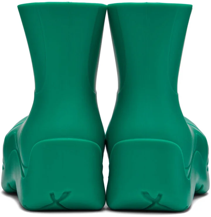 Bottega Veneta Green Puddle Boots - Image 2