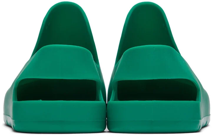 Bottega Veneta Green Puddle Loafers - Image 2