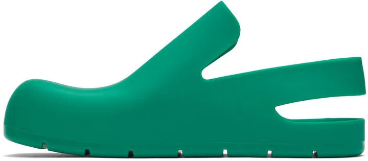 Bottega Veneta Green Puddle Loafers - Image 3