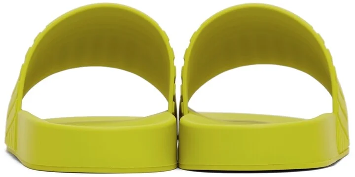 Bottega Veneta Green Slider Sandals - Image 2