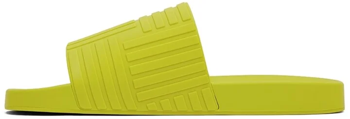 Bottega Veneta Green Slider Sandals - Image 3