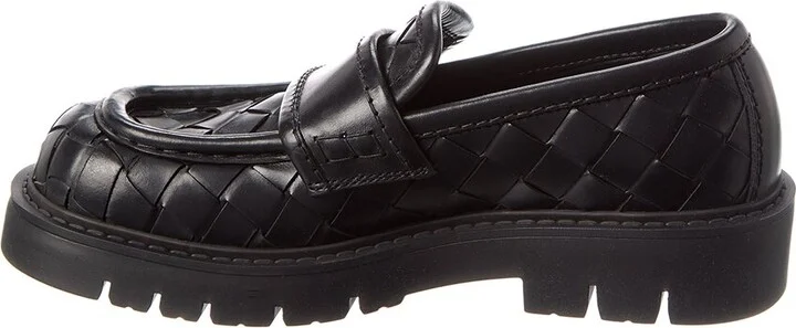 Bottega Veneta Haddock Intrecciato Leather Loafer - Image 2