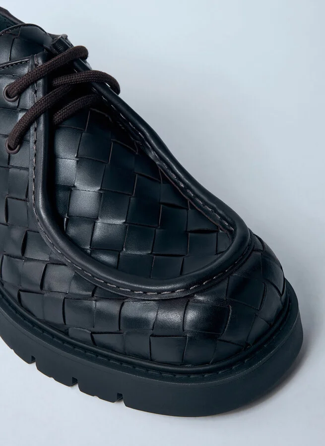 Bottega Veneta Haddock Lace-up Shoes - Man Lace Ups Black Eu - 43 - Image 3