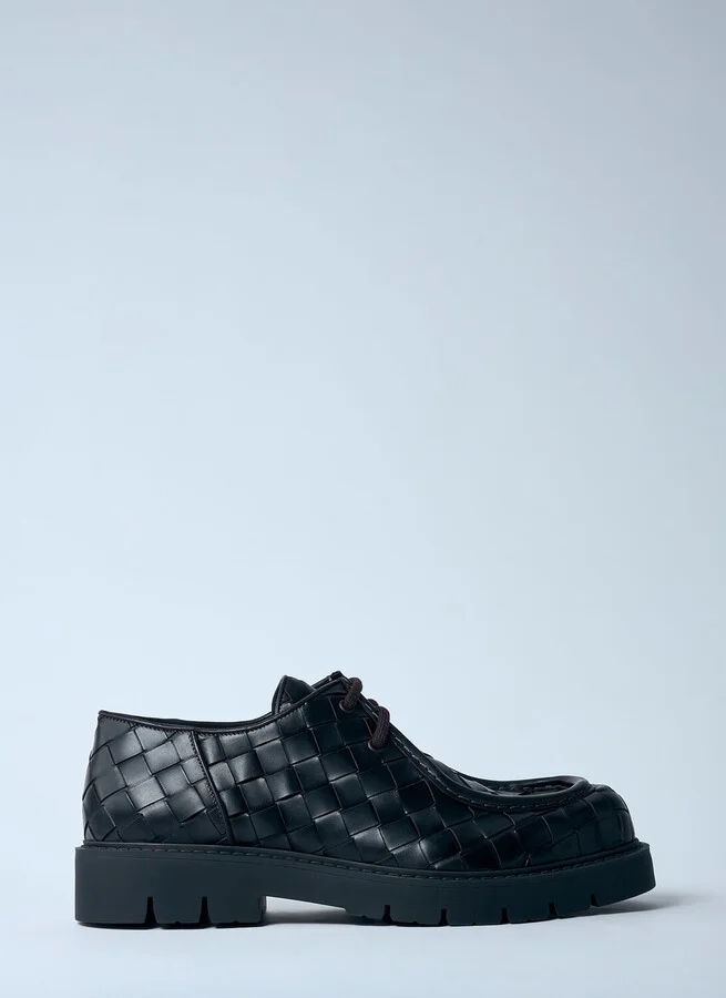 Bottega Veneta Haddock Lace-up Shoes - Man Lace Ups Black Eu - 43