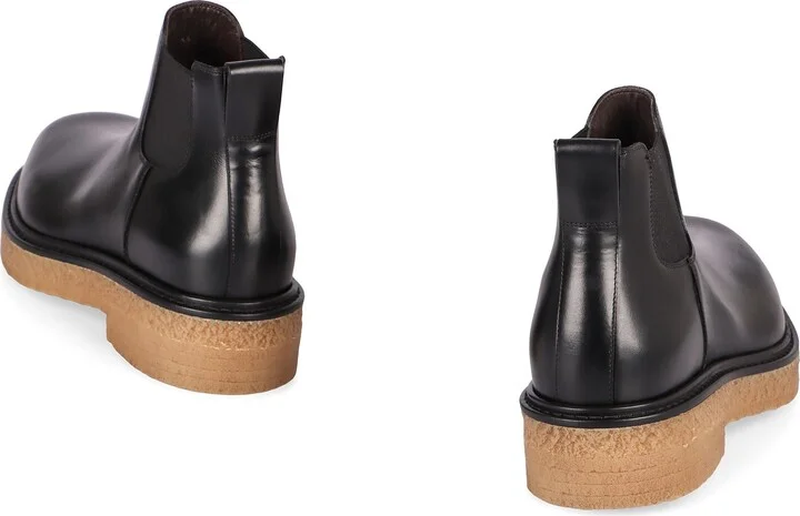 Bottega Veneta Haddock Leather Chelsea Boots - Image 4