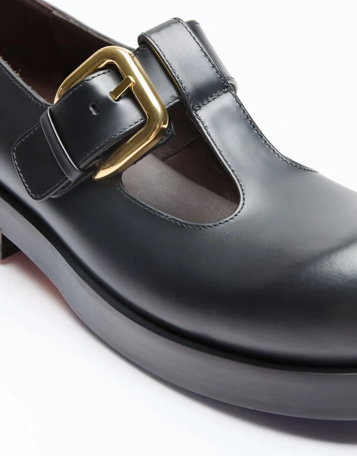 Bottega Veneta Helium Mary-jane Shoes - Woman Flats Black Eu - 40 - Image 2
