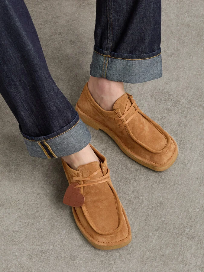 Bottega Veneta - Intrecciato Leather-trimmed Suede Loafers - Brown - Image 2