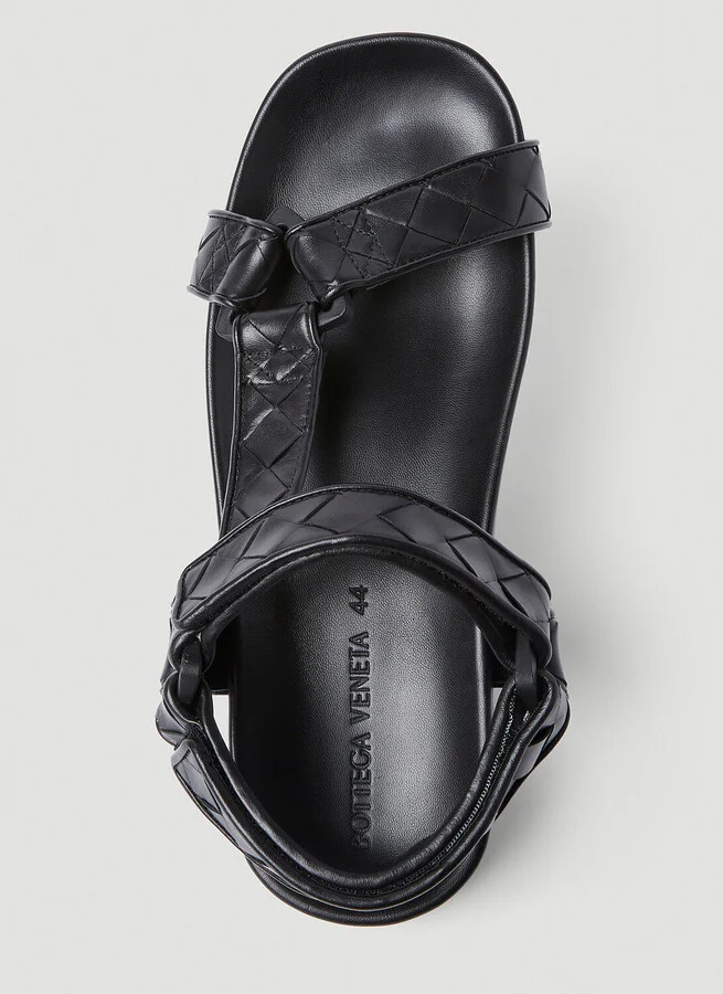 Bottega Veneta Intrecciato Sandals - Man Sandals Black Eu - 43 - Image 6