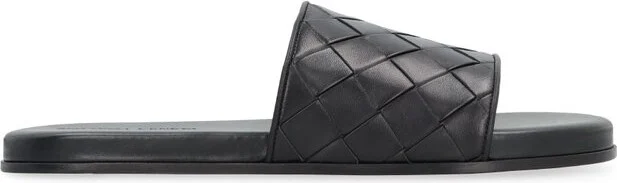 Bottega Veneta Intrecciato Slip-On Sandals