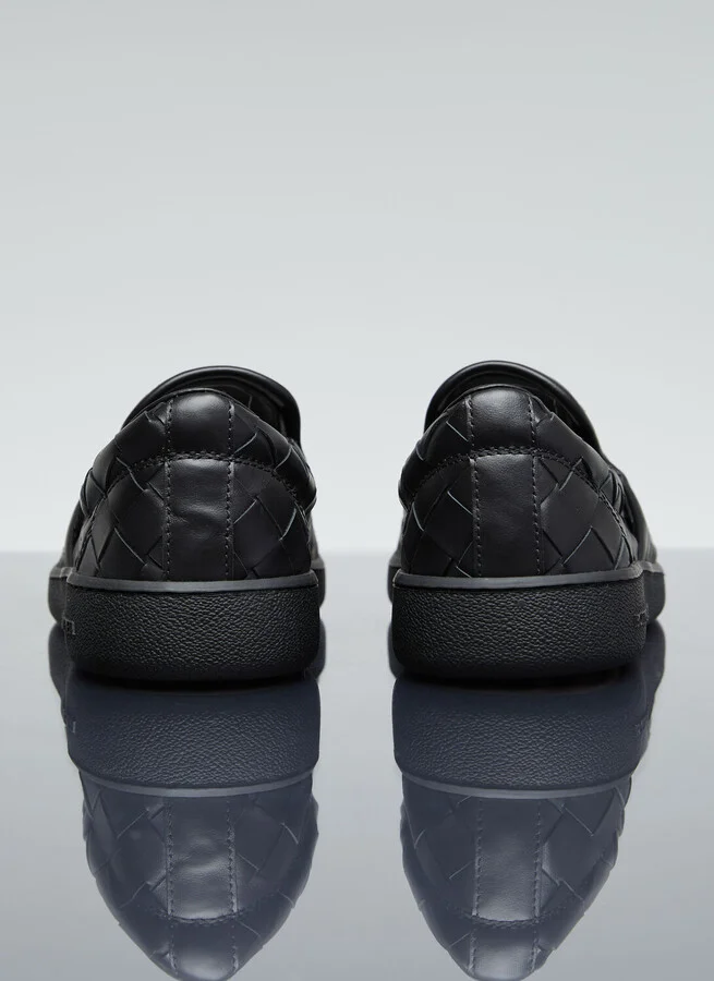 Bottega Veneta Intrecciato Slip-on Shoes - Woman Slip Ons Black Eu - 39 - Image 5