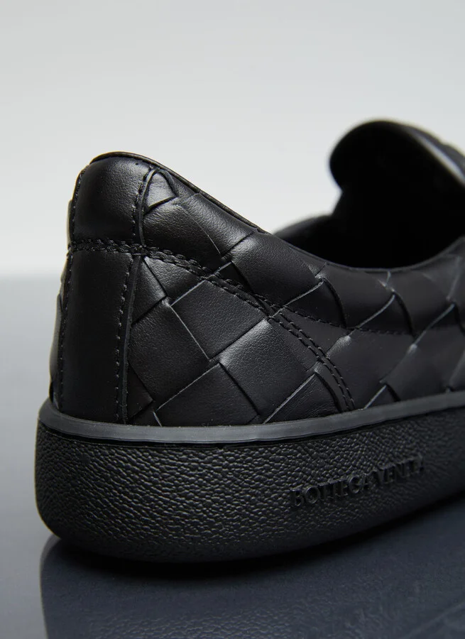 Bottega Veneta Intrecciato Slip-on Shoes - Woman Slip Ons Black Eu - 39 - Image 6