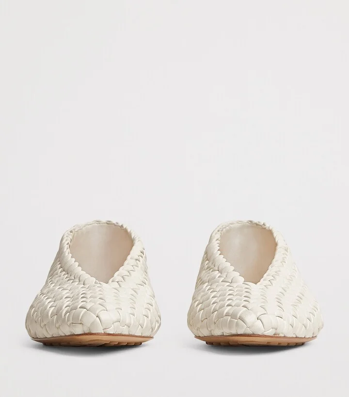 Bottega Veneta Intreccio Leather Sofia Ballet Flats - Image 3