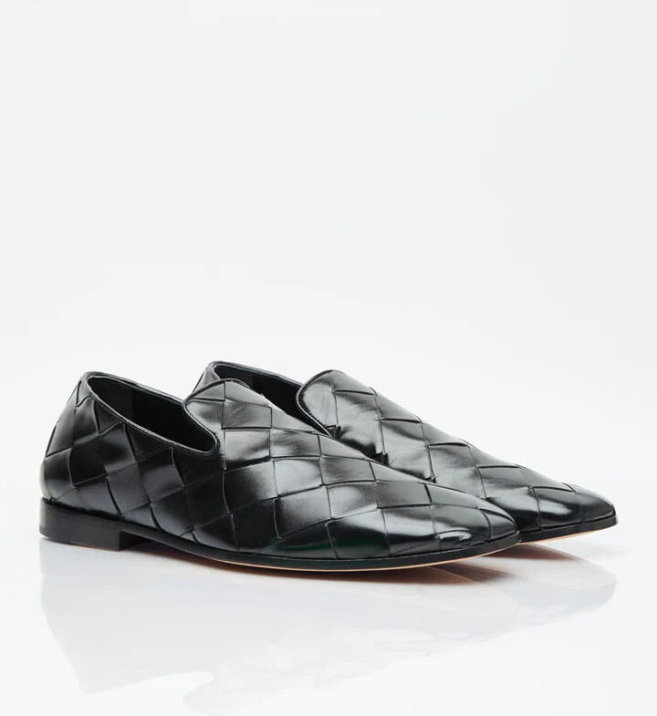 Bottega Veneta Intreccio Loafers - Man Loafers Black Eu - 40 - Image 3