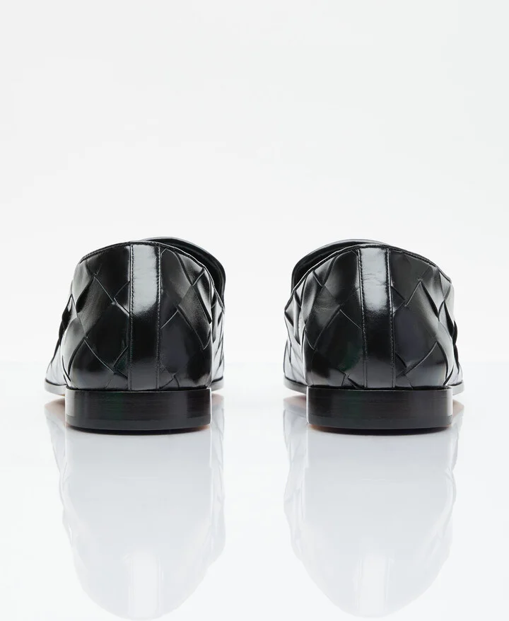 Bottega Veneta Intreccio Loafers - Man Loafers Black Eu - 40 - Image 5