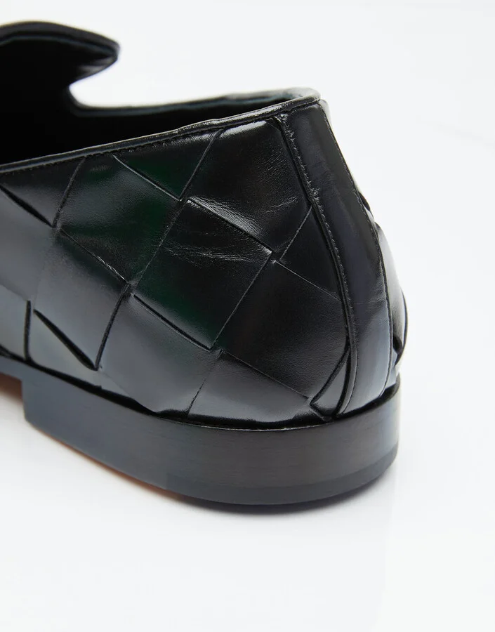 Bottega Veneta Intreccio Loafers - Man Loafers Black Eu - 40 - Image 6
