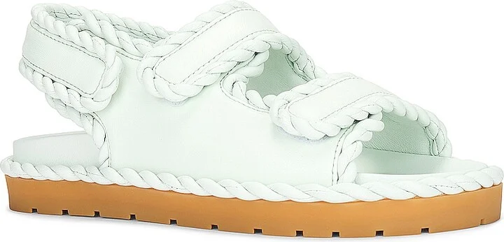 Bottega Veneta Jack Flat Sandal in White - Image 2