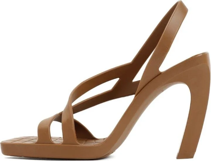 Bottega Veneta Jimbo Rubber Slingback Sandals - Image 3
