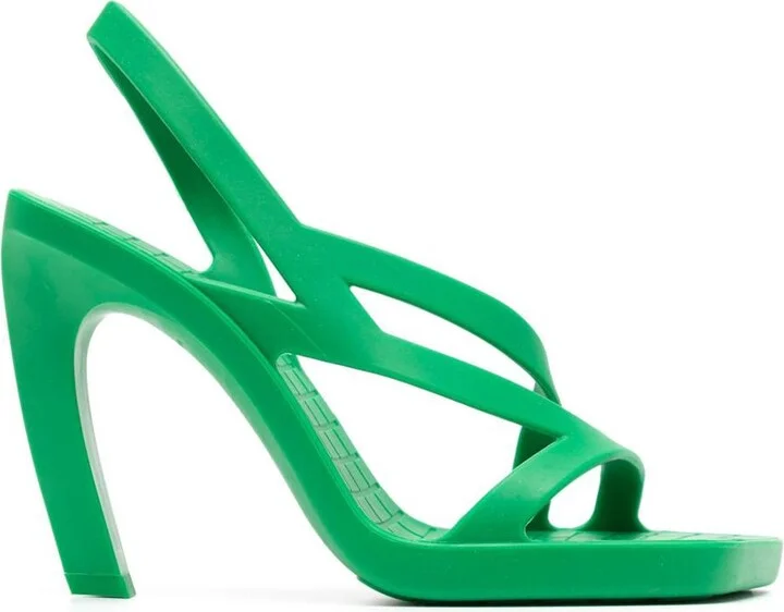 Bottega Veneta Jimbo Rubber Slingback Sandals