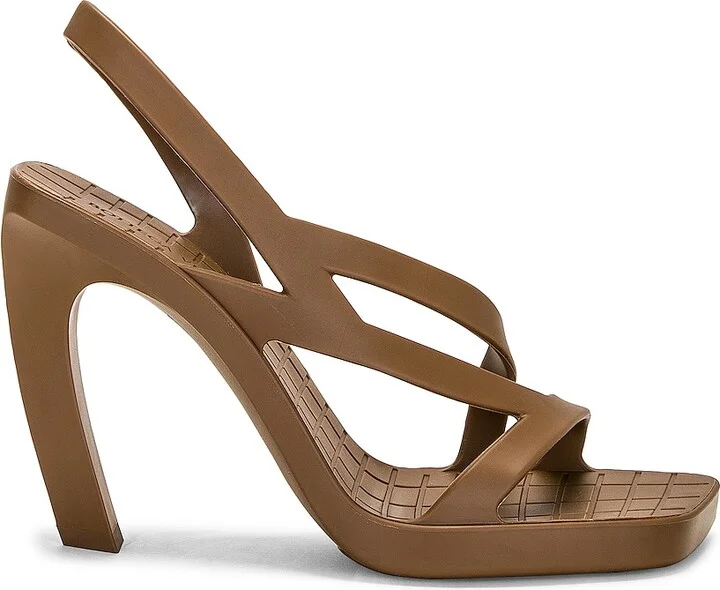 Bottega Veneta Jimbo Slingback Sandal in Brown