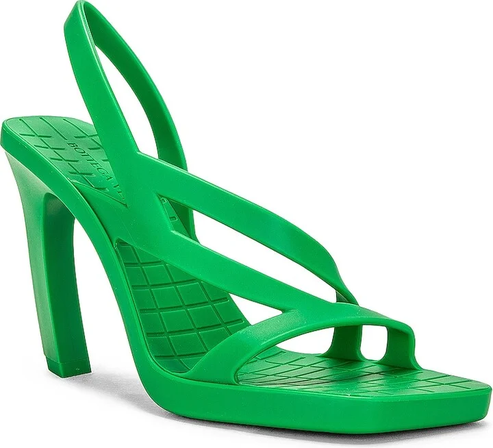 Bottega Veneta Jimbo Slingback Sandal in Green - Image 2