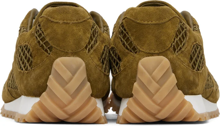 Bottega Veneta Khaki Orbit Sneakers - Image 2