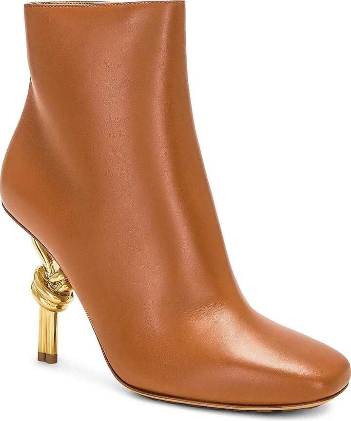 Bottega Veneta Knot Ankle Boot in Brown - Image 2