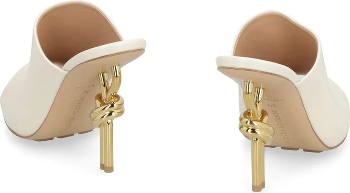 Bottega Veneta Knot Leather Mules - Image 4