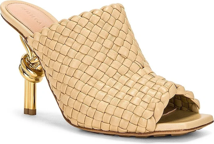Bottega Veneta Knot Mule Sandal in Nude - Image 2