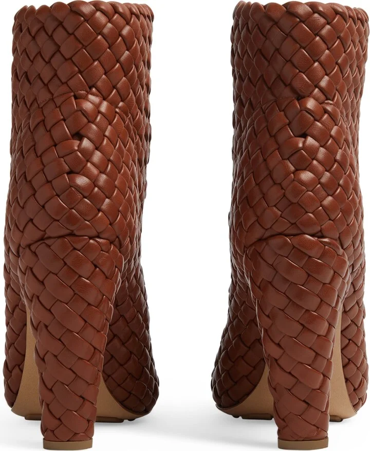 Bottega Veneta Lambskin Canalazzo Ankle Boots 100 - Image 2