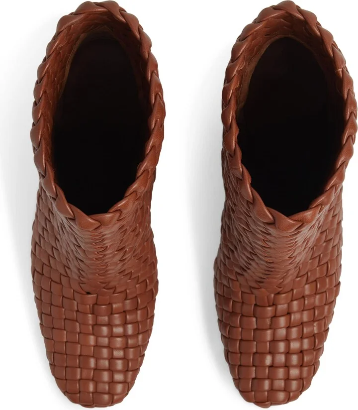 Bottega Veneta Lambskin Canalazzo Ankle Boots 100 - Image 3