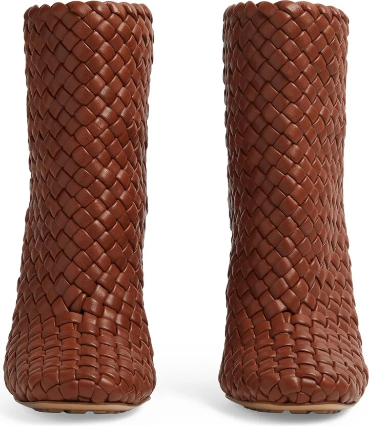 Bottega Veneta Lambskin Canalazzo Ankle Boots 100 - Image 4